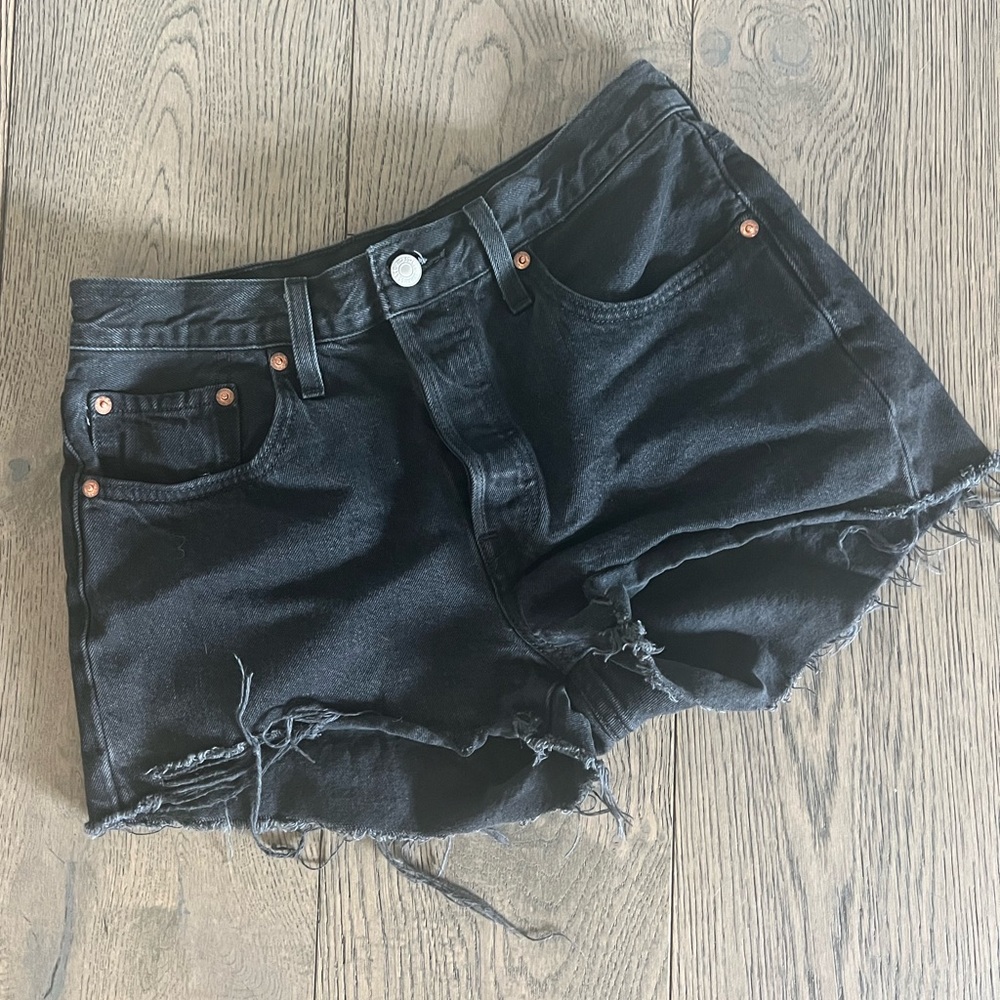 Levi’s 501 Jean Shorts - Black Denim